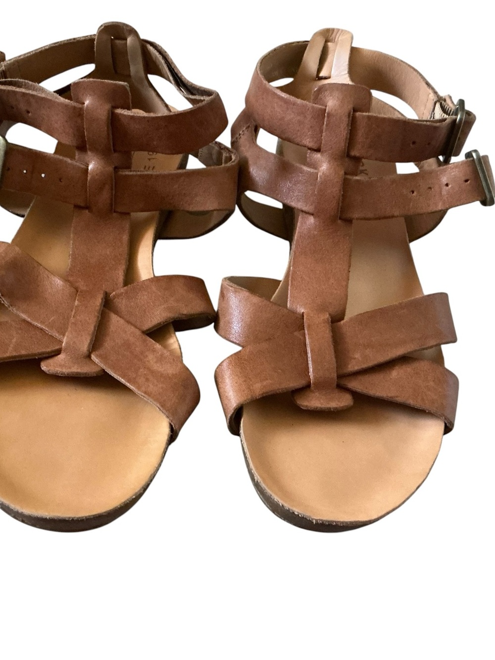 Kork-ease Women’s Brown Leather Strappy Sandals size 7